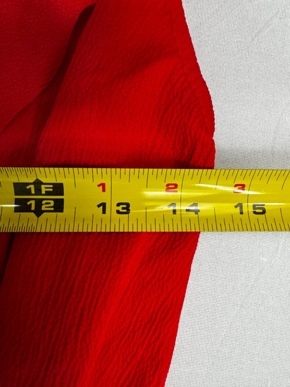French Connection Maudie Drape Wrap Cocktail Dress Red Asymmetric Sz 2 - Picture 10 of 15